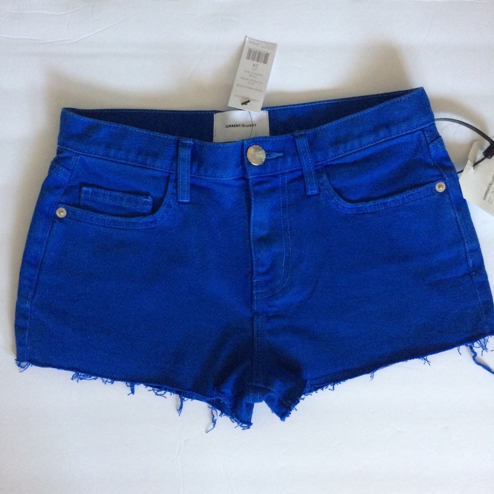 Current Elliott Boyfriend Short jean nautical blue